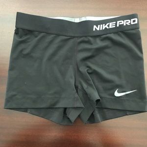 Nike pro compression shorts